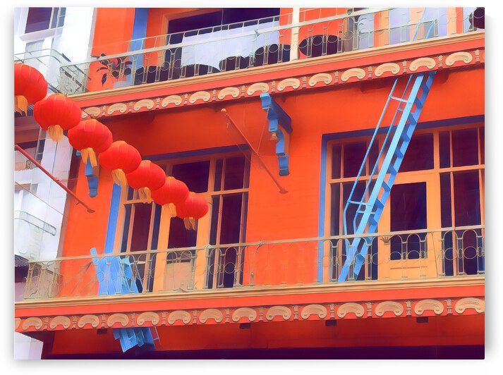 Chinatown Balcony by Tricia Greaves