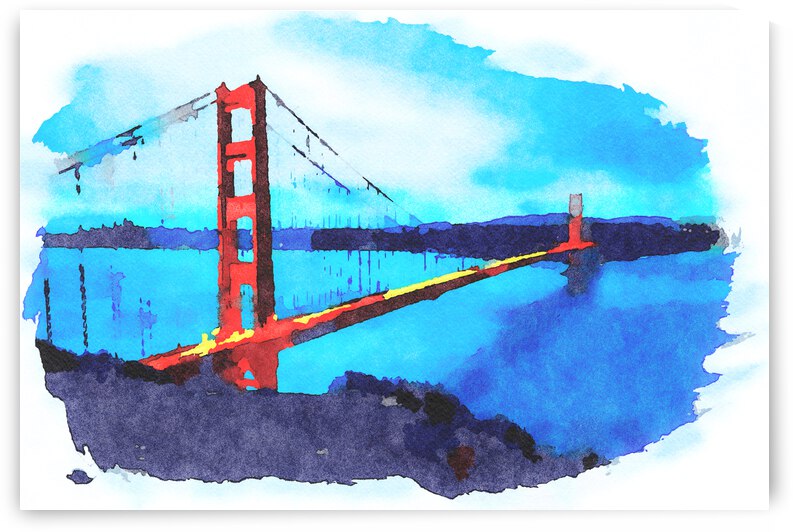 Golden Gate Bridge at night by Nick Fox