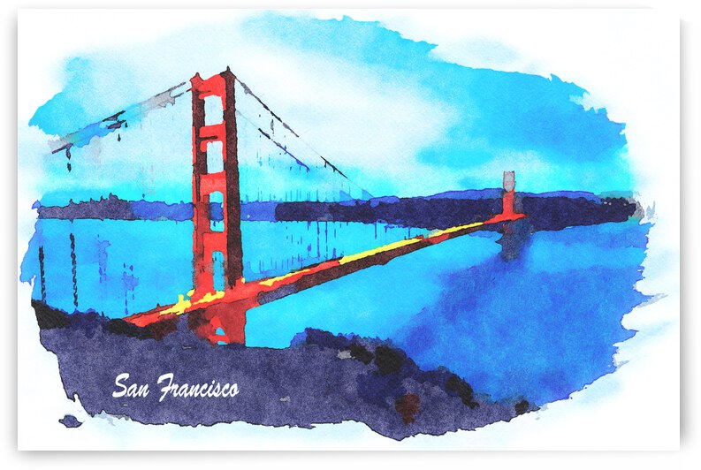 Golden Gate Bridge at night by Nick Fox