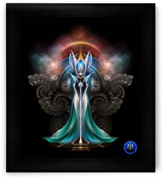 Arsencia Battle Dress PXT Fractal Art Sci-Fantasy Portrait by Xzendor7 by xzendor7