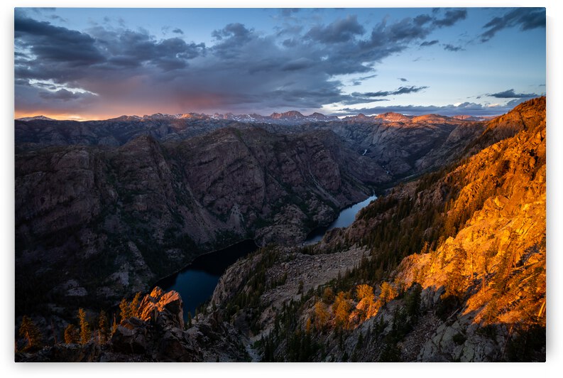 Sacred Rim Mountain Sunset by Noah Lang