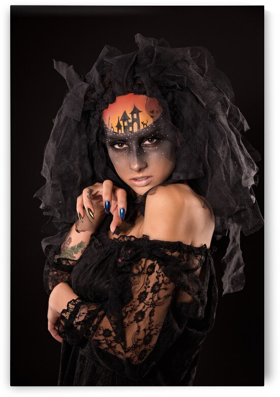 Scary Halloween Bride with Concept Makeup by Faces Studio