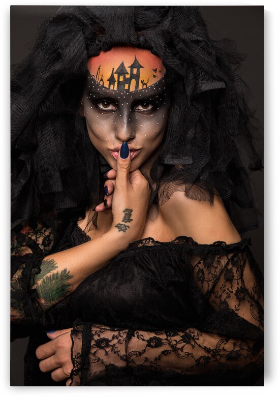 Scary Halloween Bride with Concept Makeup by Faces Studio