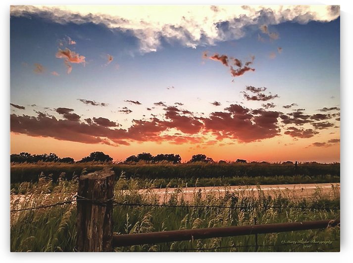 KANSAS COUNTRY DUSK by Marty Kugler