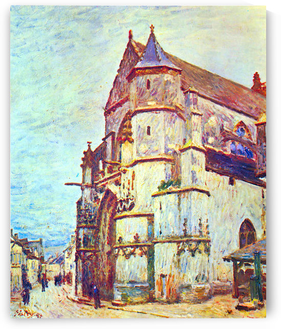 Church of Moret After the Rain by Sisley