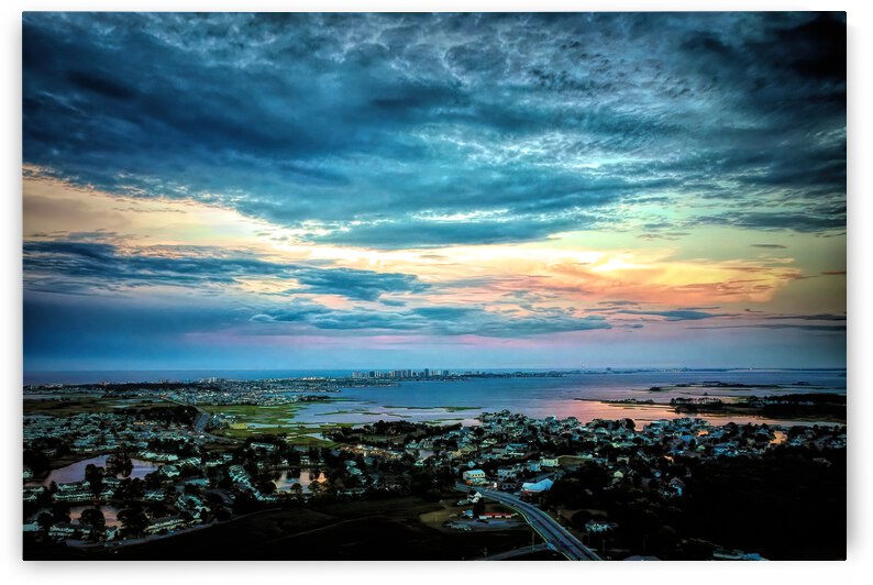 Ocean City Twilight Skyline by Bill Swartwout Photography