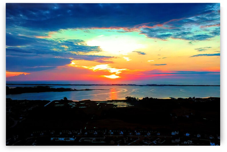 Little Assawoman Bay Thursday Sunrise by Bill Swartwout Photography