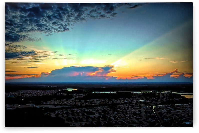 Sunset Over Dirickson Creek by Bill Swartwout Photography