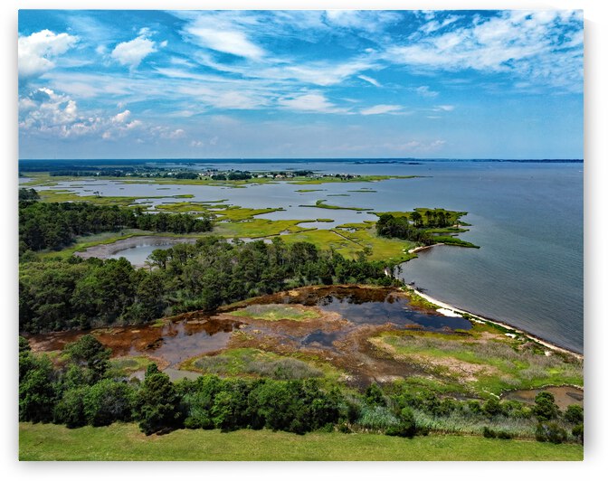Ocean City Assawoman Bay Lighthouse Sound by Bill Swartwout Photography