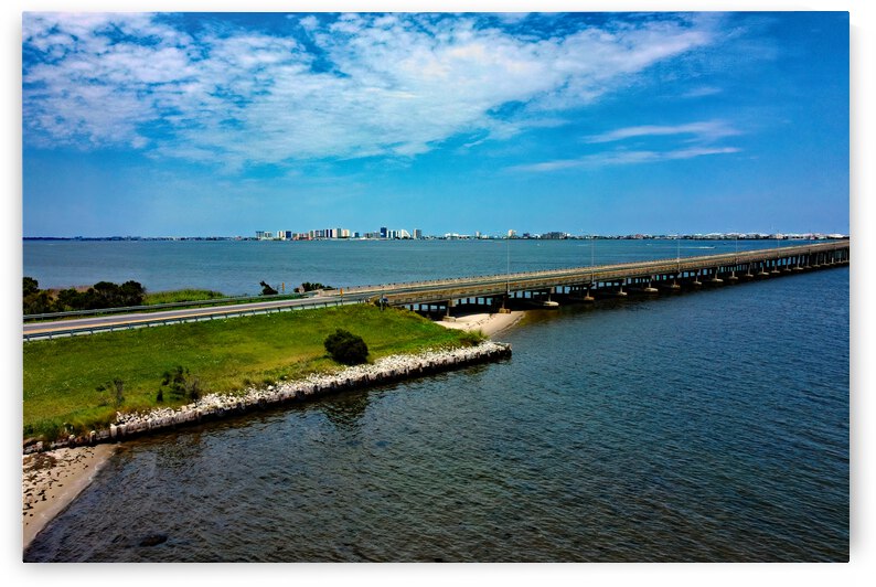 Ocean City Condo Row Route 90 Bridge by Bill Swartwout Photography