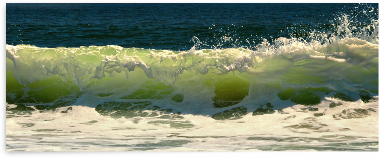 Green Wave Panorama by Bill Swartwout Photography