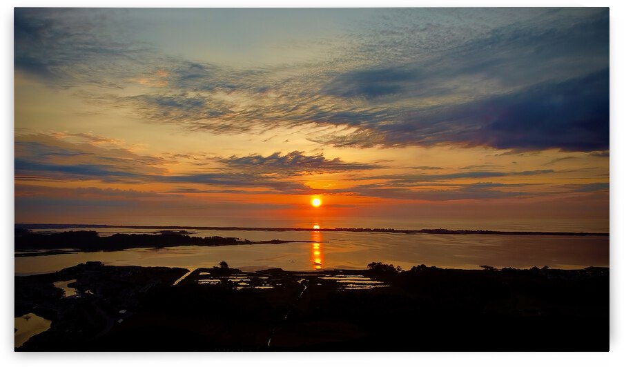 Sunrise Over Little Assawoman Bay by Bill Swartwout Photography