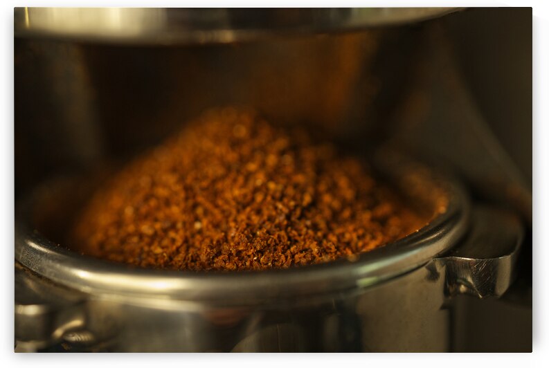 Fresh Ground Coffee Mount by Iris H Richardson