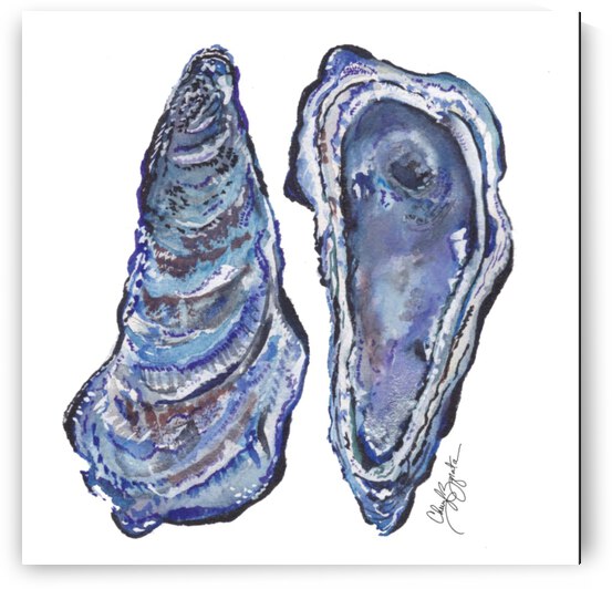 Blue Oysters  by Cheryl Zapata