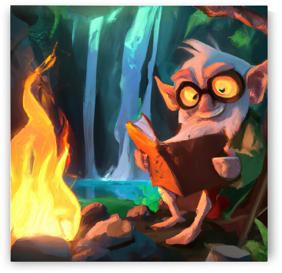 Studious Dwarf by Chris Sugar