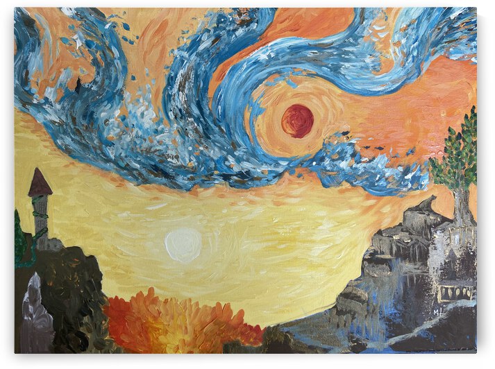 Water over Sky. by Martine Harris