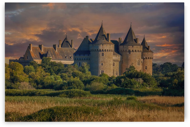 Castle in Sarzeau France by Younsi