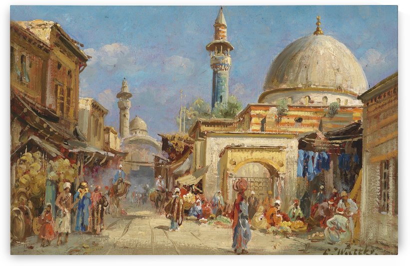 Orientalisches Strassenmotiv by Carl Wuttke