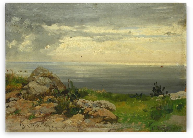 Landscape in Taormina, Sicily by Carl Wuttke