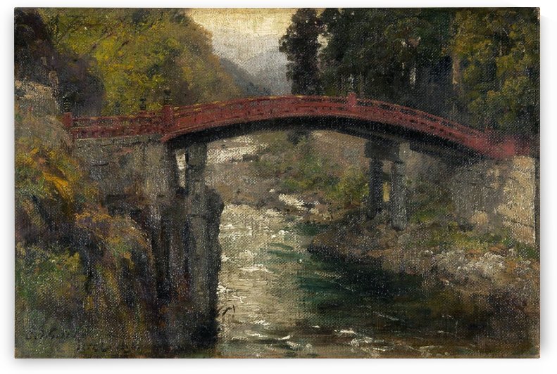 The sacred bridge in Nikko by Carl Wuttke