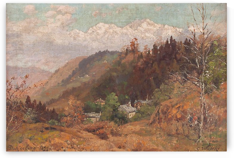 Hills in West Bengal by Carl Wuttke