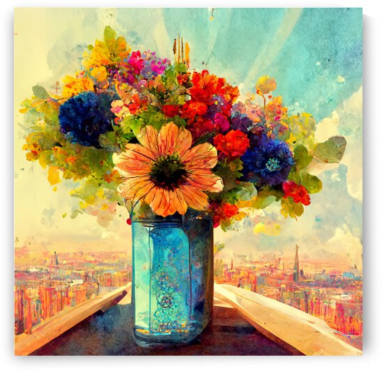 Bouquet Of Flowers by Asarii Caleef