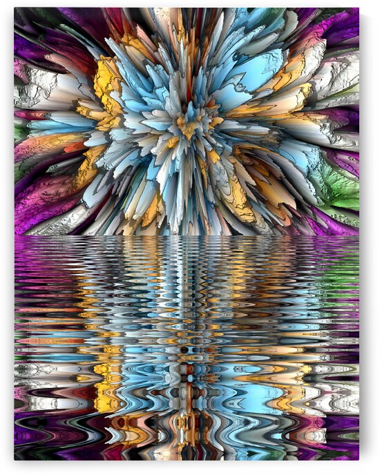 COLLECTION FLORAL EXPLOSION - 2 by Andre Dorais Art Visual Numerique 