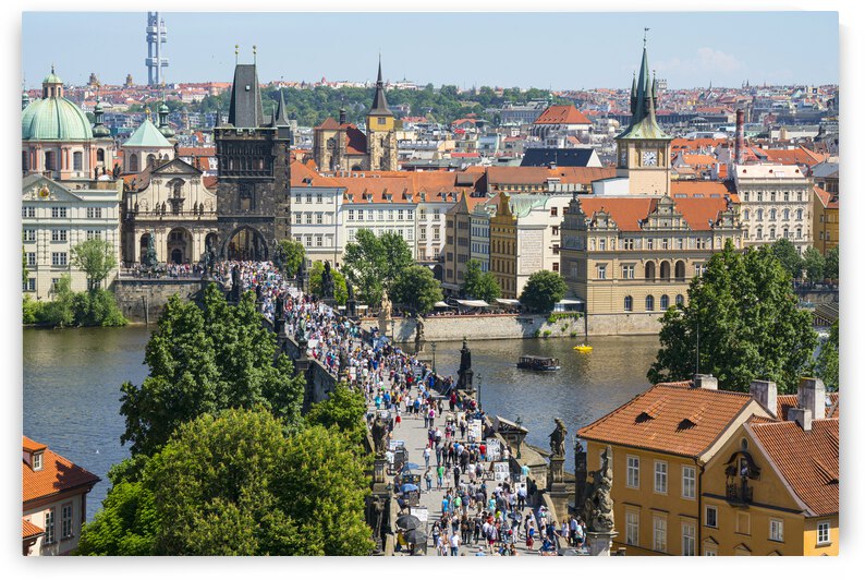   Charles Bridge in Prague Czech Republic by Sergio Delle Vedove
