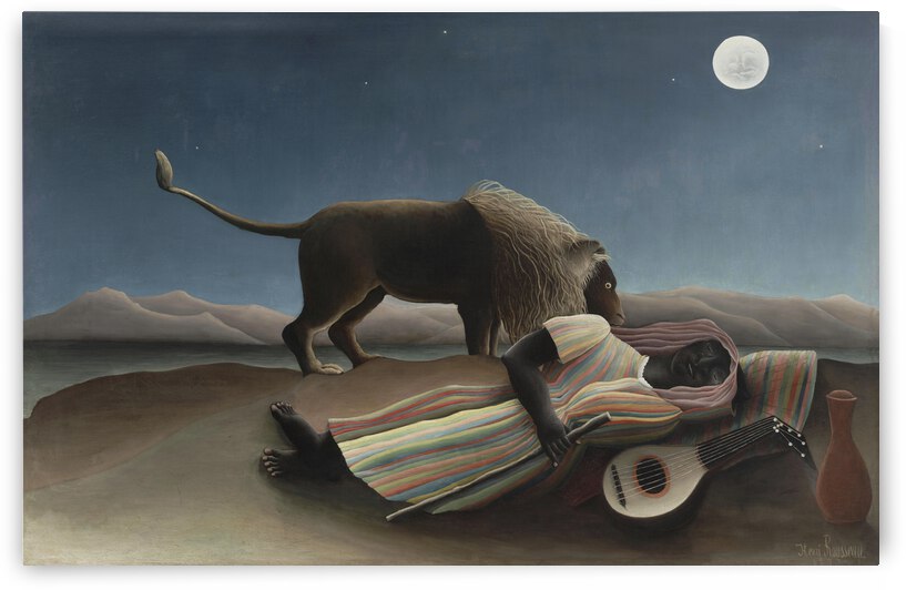 The Sleeping Gypsy La Bohemienne endormie 1897 by Mikhail VR