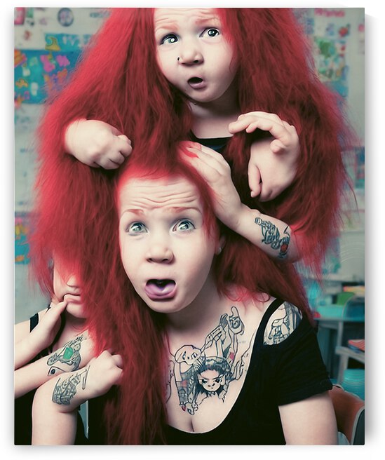 Creepy monster student at classroom by Daniel Ferreia Leites Ciccarino