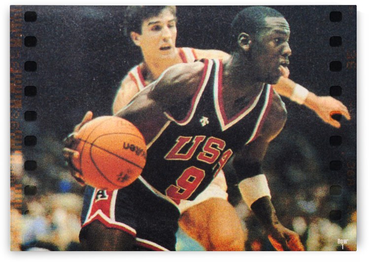 1984 Michael Jordan Filmstrip Art by Row One Brand