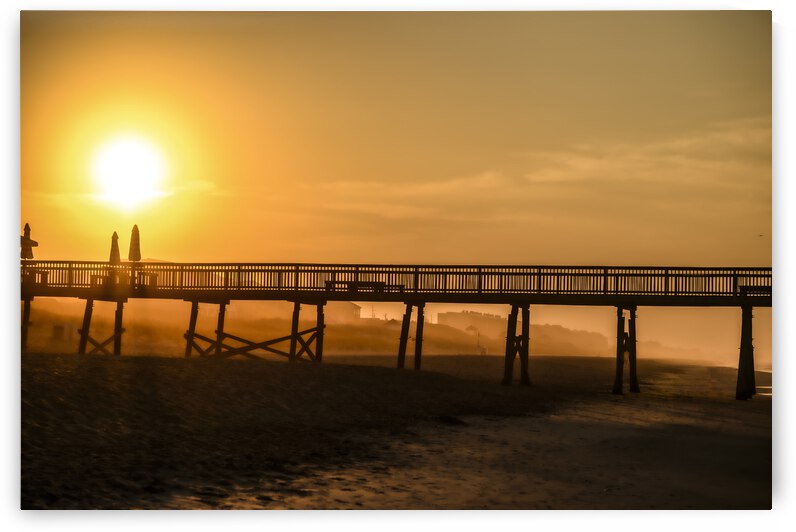 Sunrise Pier Atlantic Beach by RawBeltPhotos