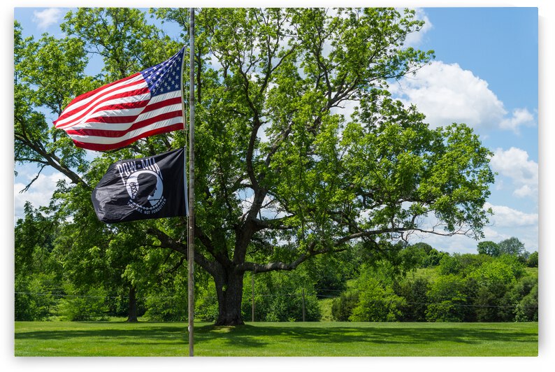 America and POW Fly Together by Jennifer White