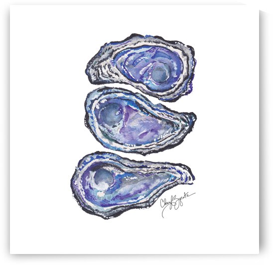 Triple Oysters by Cheryl Zapata