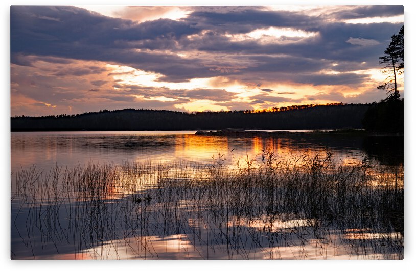 French Lake Print by Stephen Emms