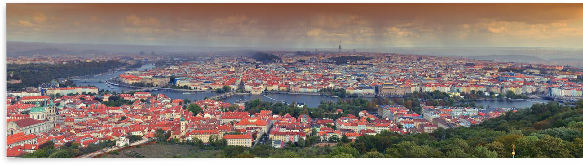 Panorama of Prague by CreativePhotoSpain