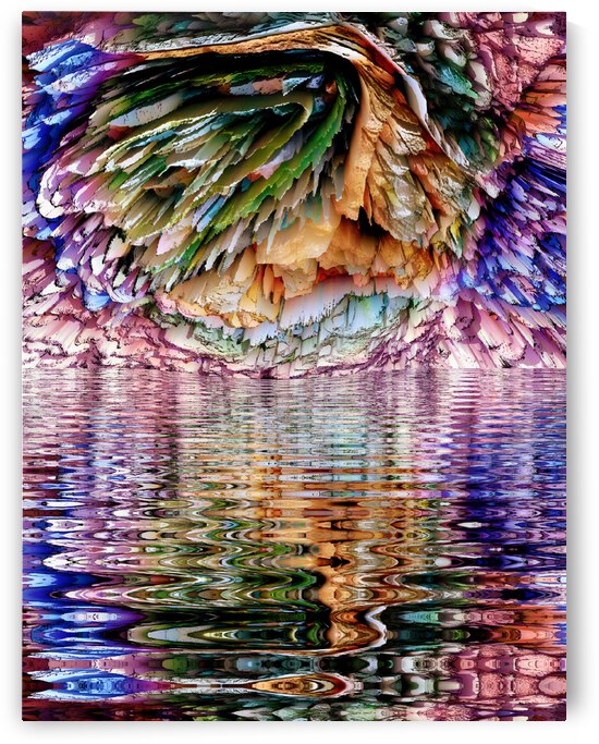 COLLECTION UNDERWATER CAVE - 4 by Andre Dorais Art Visual Numerique 