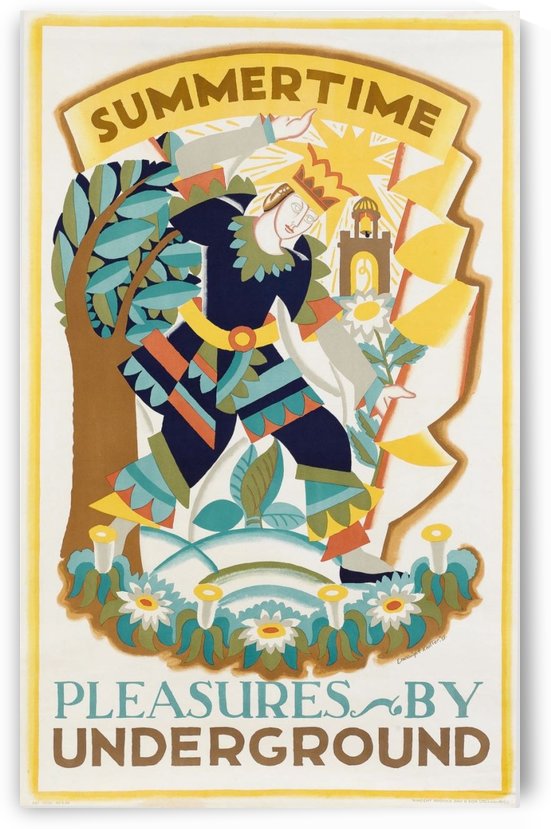 Summertime Pleasures by Underground by VINTAGE POSTER