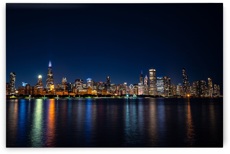 City of Lights Chicago by Geneva Reed Photographic Art