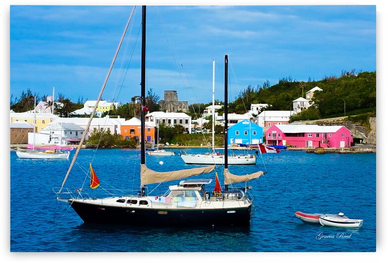 Sailing in St. George Bermuda by Geneva Reed Photographic Art