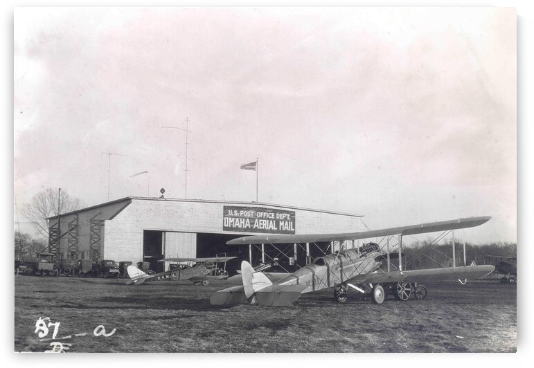 Vintage U.S. Mail Planes From a Post Card  by Wrangler Walker