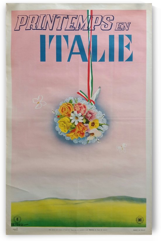 Original poster Printemps en Italie by VINTAGE POSTER