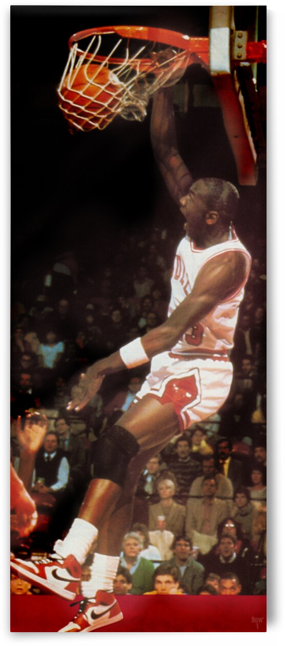 1985 Michael Jordan Dunk Poster by Row One Brand