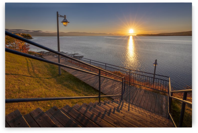 No 93 Lever de soleil - Promenade Jacques-Cartier- Gaspe by Glenn Albert