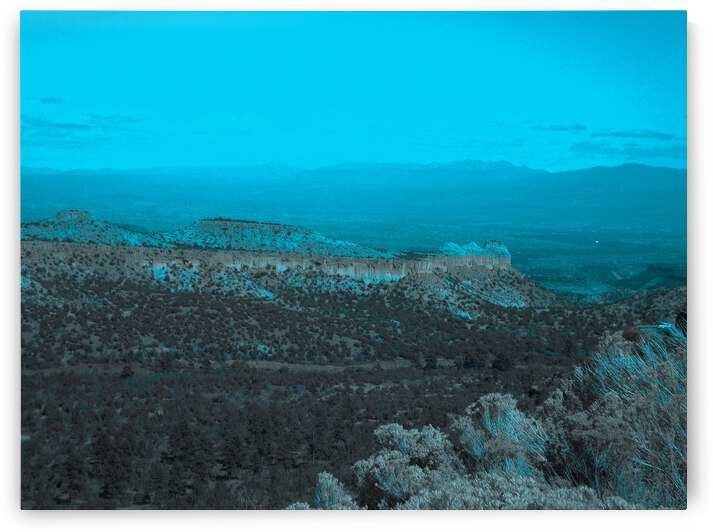 Blue Wall Art- Blue Planet Desert Country by Tim A Rowland