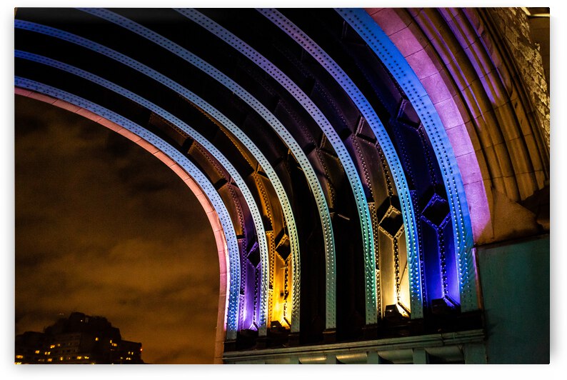 Street Photography - Rainbow Bridge - London UK by Steve Alejandro