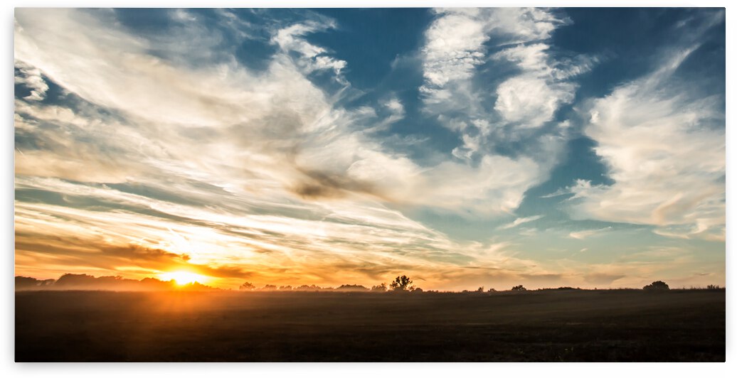 Artwork - Dusty Sunset - Busch Wildlife MO by Steve Alejandro