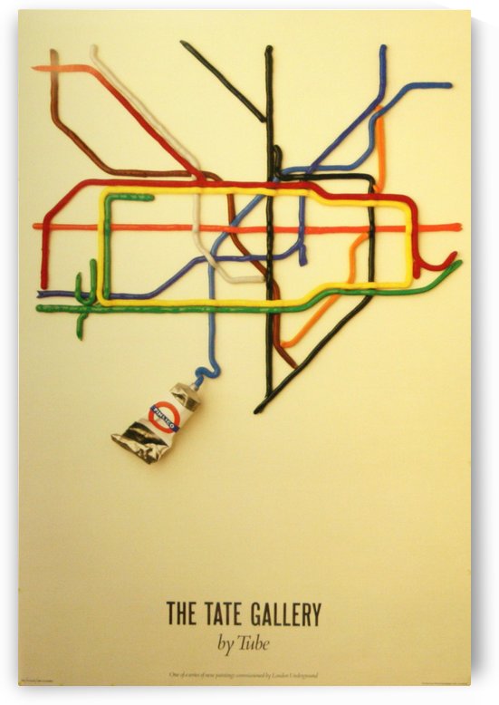 London Underground art poster by VINTAGE POSTER