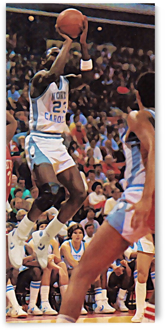 1983 Michael Jordan North Carolina Jump Shot by Row One Brand