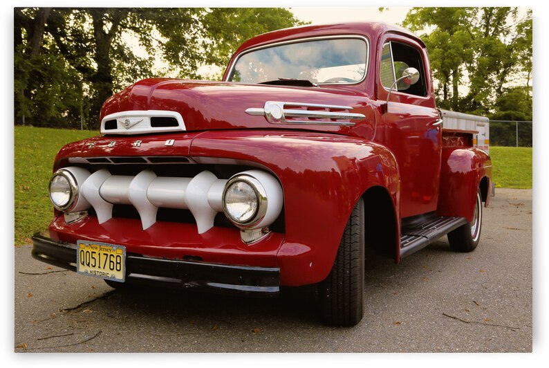 Red Pickup by Dave Dabour Photography